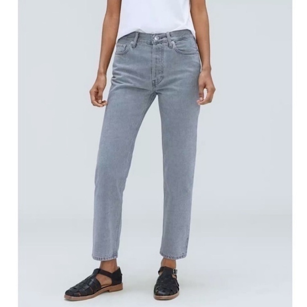 Everlane Vintage Gray Rigid Slouch The Relaxed Fit Straight Jean Size 26​